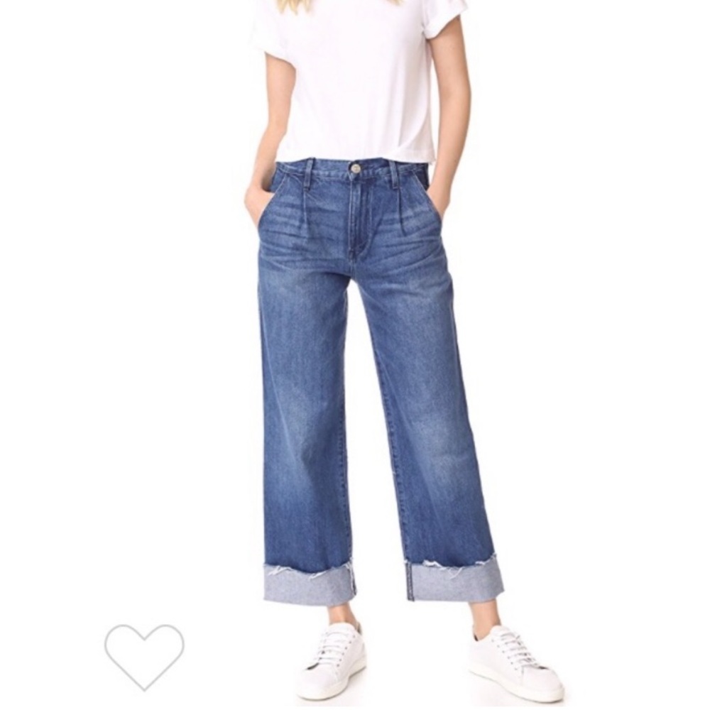 NWT $245 3x1 Oscar Shelter Pleated Crop 25